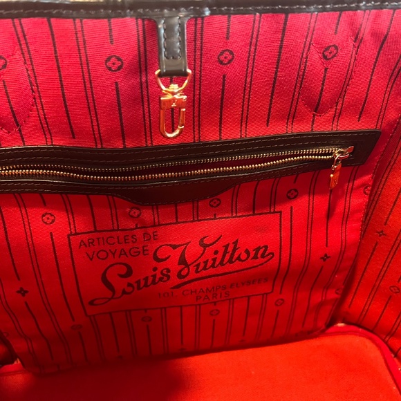 Louis Vuitton Neverfull GM Damier Ebene tote (I'll throw in the red Organizer) - Picture 11 of 17